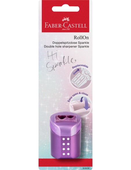 Pliiatsiteritaja Faber-Castell RollOn Sparkle blistris