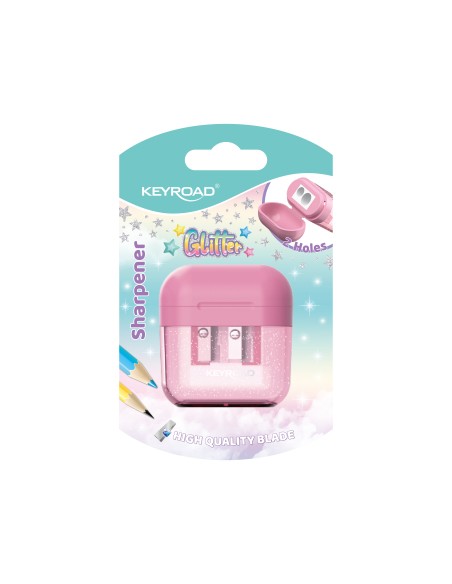 Pliiatsiteritaja Keyroad Compact 2-ava blistris, pastell