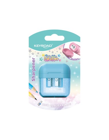 Pliiatsiteritaja Keyroad Compact 2-ava blistris, pastell