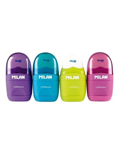 Pliiatsiteritaja+kustukumm Milan Capsule