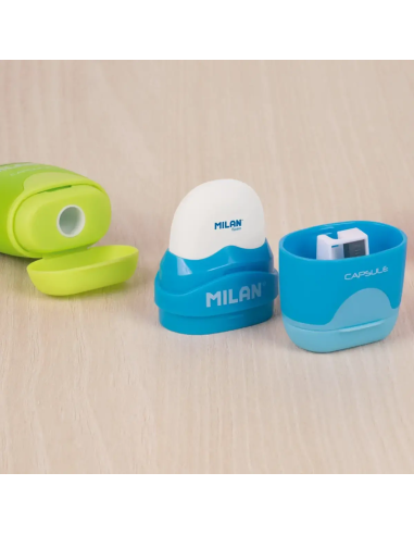 Sharpener MILAN + eraser Capsule