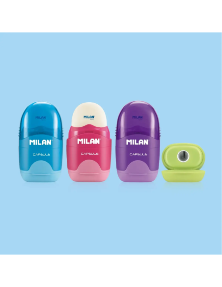 Sharpener MILAN + eraser Capsule
