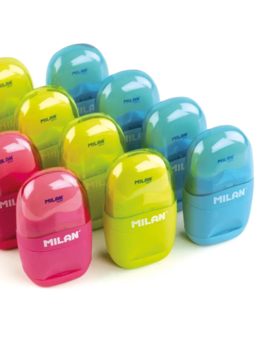 Sharpener MILAN + eraser Capsule