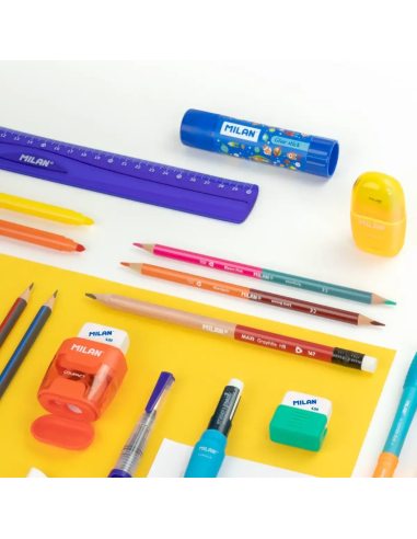 Sharpener MILAN + eraser Compact