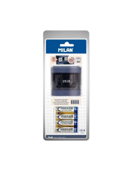 Electric pencil sharpener Milan MAXI-REGULAR (batteries included)