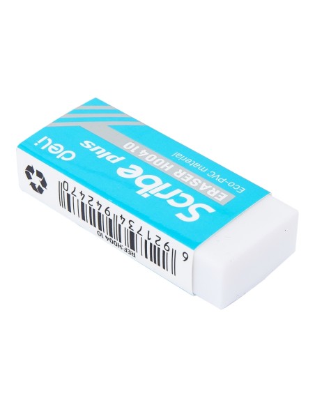 Kustukumm DELI Scribe Plus Eco-PVC valge