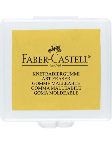 Faber-Castell Kneadable Art Eraser, yellow, red, bue