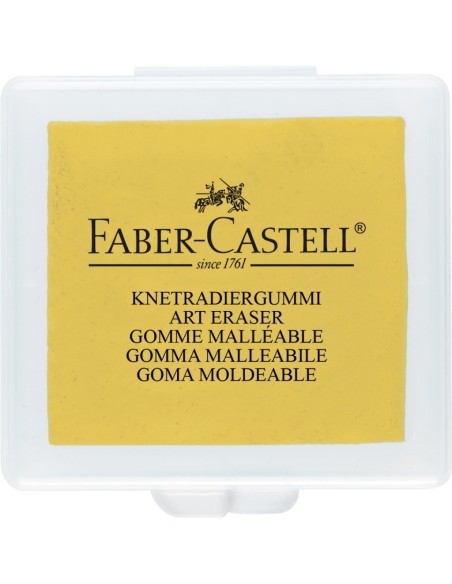 Faber-Castell Kneadable Art Eraser, yellow, red, bue