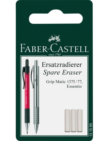 Spare eraser MP Grip Matic blister 3x