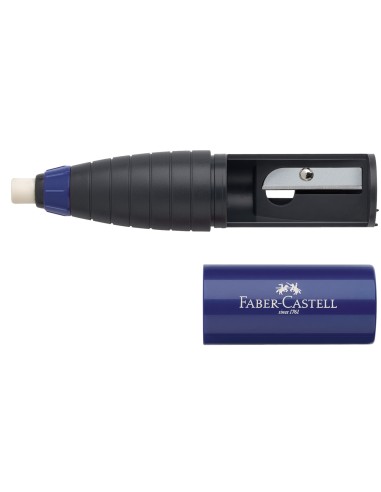 Eraser Faber Castell with sharpener red-blue (P)