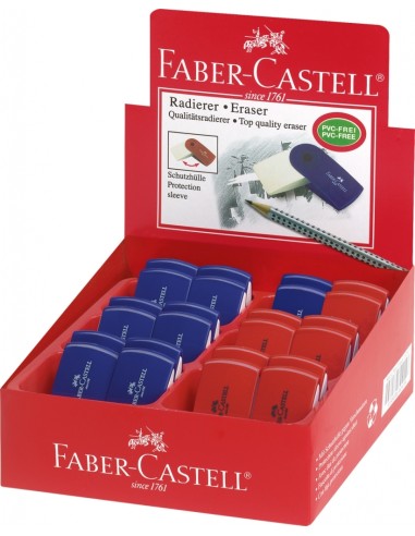 Eraser SLEEVE mini red/blue
