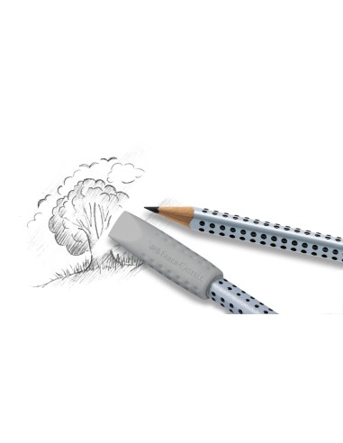 Kustukumm Faber-Castell Grip 2001 harilikule pliiatsile, 2tk/pk