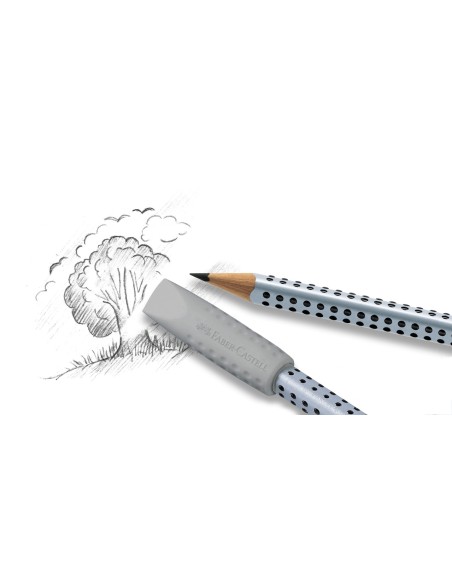 Kustukumm Faber-Castell Grip 2001 harilikule pliiatsile, 2tk/pk