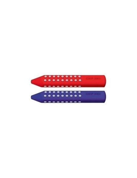 Kustukumm Faber-Castell Grip 2001, punane/sinine