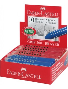 Kustukumm Faber-Castell Grip 2001, punane/sinine 2