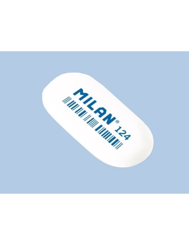 Eraser Milan 124 oval 49x23,5x9,2mm