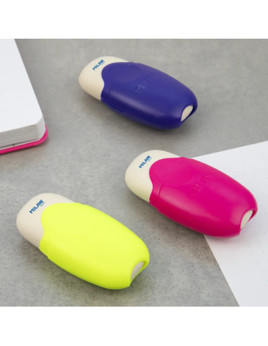 Eraser Milan School 1012 oval 62x28x13mm