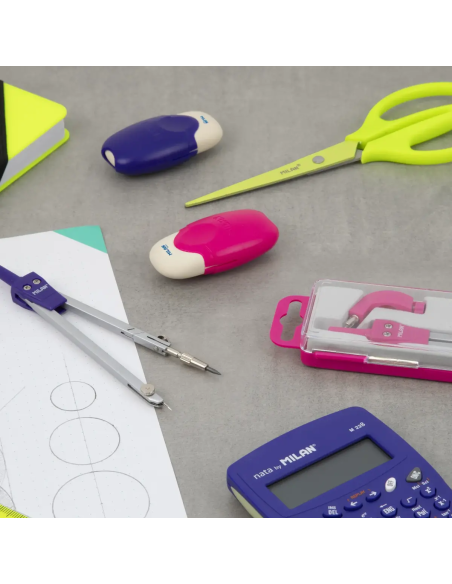 Eraser Milan School 1012 oval 62x28x13mm