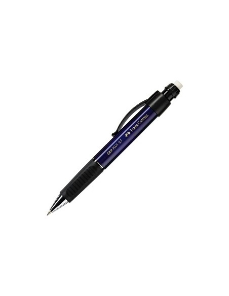 Mehaaniline harilik pliiats Faber-Castell Grip Plus, 0,7mm, metallik sinine,