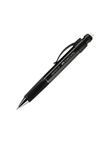 Faber-Castell Grip Plus mechanical pencil, 0.7 mm, barrel colour black metallic
