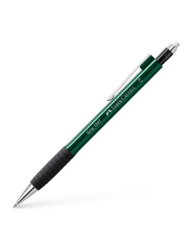 Mehaaniline harilik pliiats Faber-Castell Grip 1347 0,7mm metallik roheline
